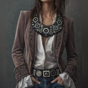 Belt and necklace set